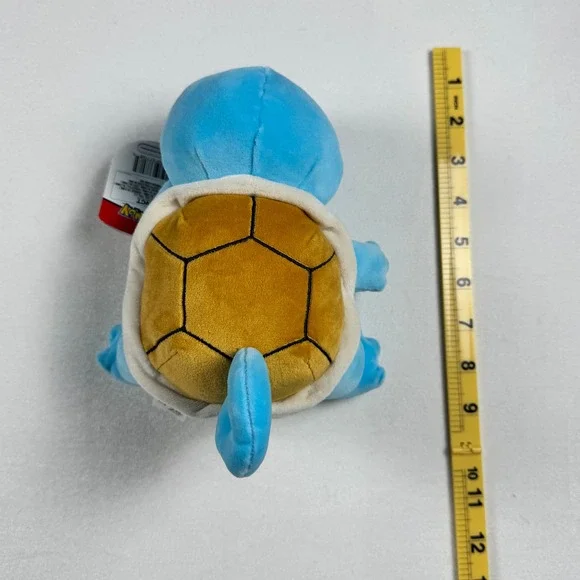 Pokemon Squirtle Plush WCT Wicked Cool Toys Blue Sleeping Stuffed Animal NWT - Picture 8 of 8